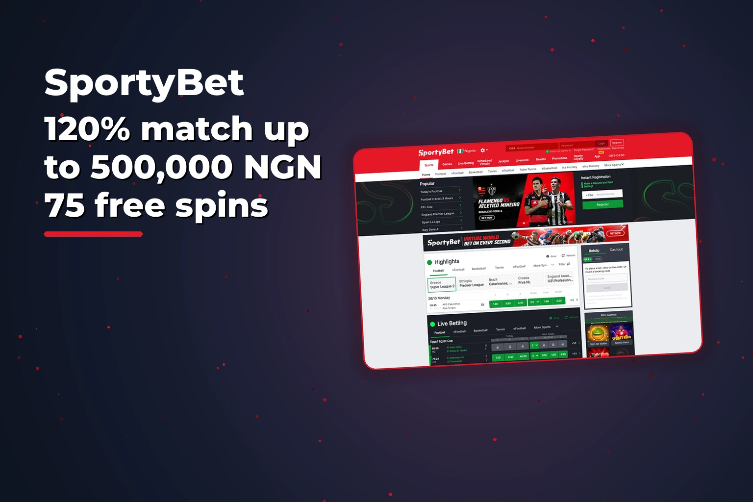 SportyBet Official Sports Betting Platform for Nigerian Players