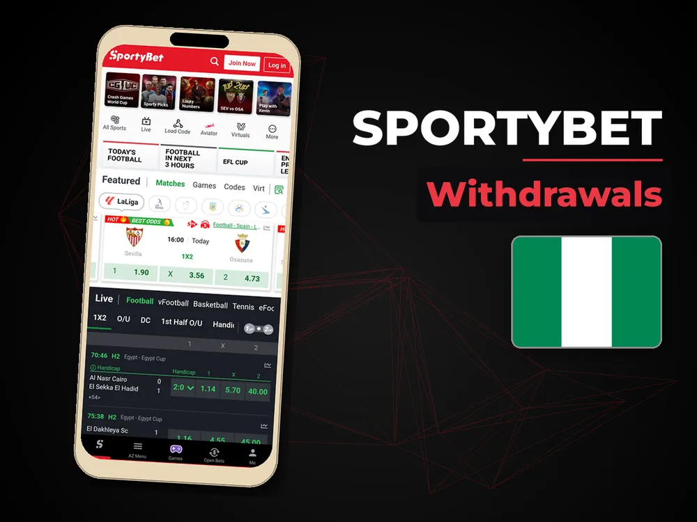 SportyBet - Withdrawals